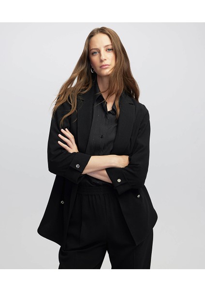 Düğmeli Astarsız Ceket IW6250005069001