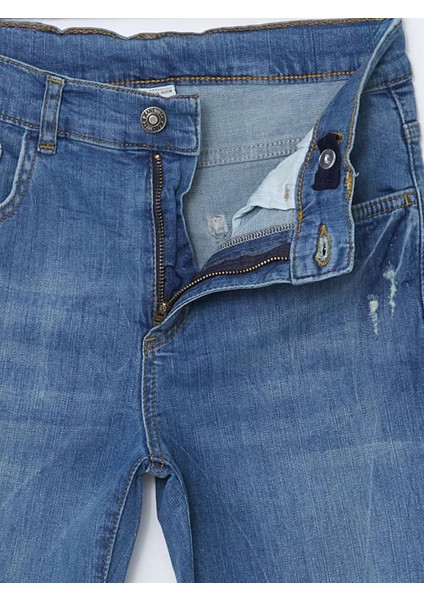 Lcw Kids Indigo Beli Ayarlanabilir Lastikli Erkek Çocuk Jean Pantolon fiyatları