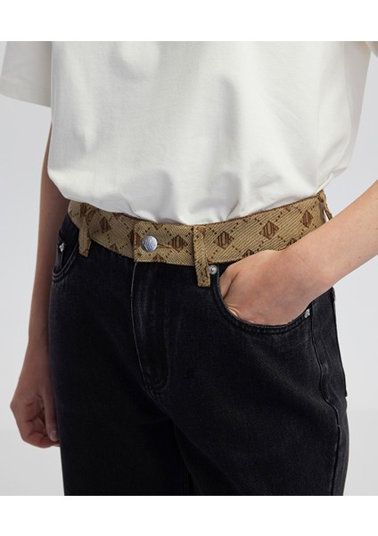 Monogram Jakarlı Jean Pantolon IW6250018008001 modelleri