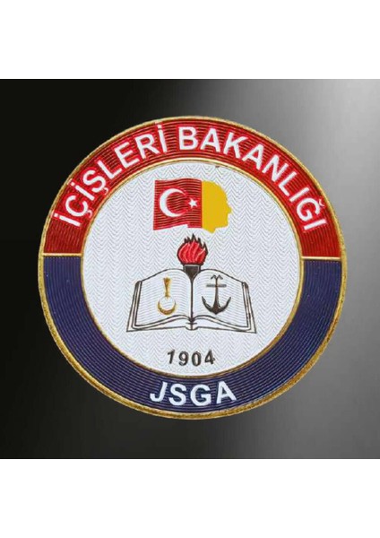 Jandarma Jsga 3D Arması, 2025 Yeni Model Tip Cırtlı, Standart Ölçü, Plastik