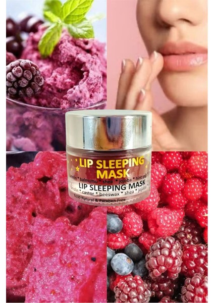 Dudak Uyku Maskesi/ Natural Lip Sleeping Mask (10ML)