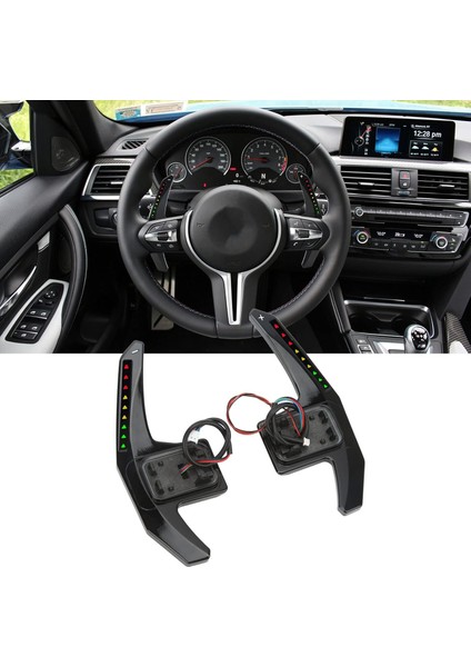 Tdd Bmw LED Direksiyon Vites Küreği Uzatma App Kontrollü Paddle Shifter F/g Serisi M Sport fiyatları
