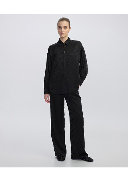 Amorf Metal Düğmeli Jakarlı Gömlek IW6250025042001 fiyatları