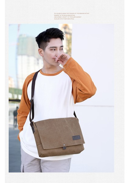 Erkek Kanvas Omuz Çantası Dizüstü Bilgisayar Taşıyabilir (Yurt Dışından) fiyatları