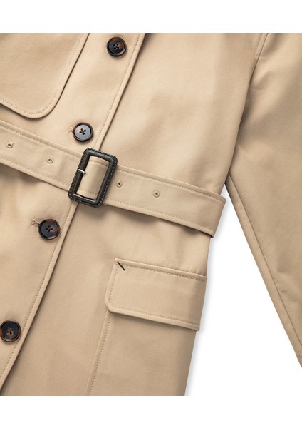 Kuşaklı Geniş Cepli Trençkot IW6250011020003 indirimleri