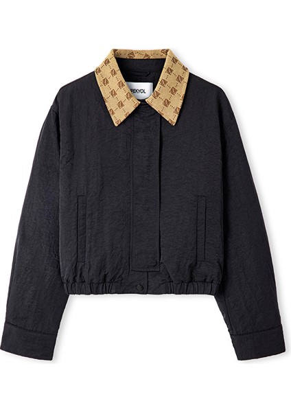 Monogram Jakarlı Mont IW6250012189001 indirimleri