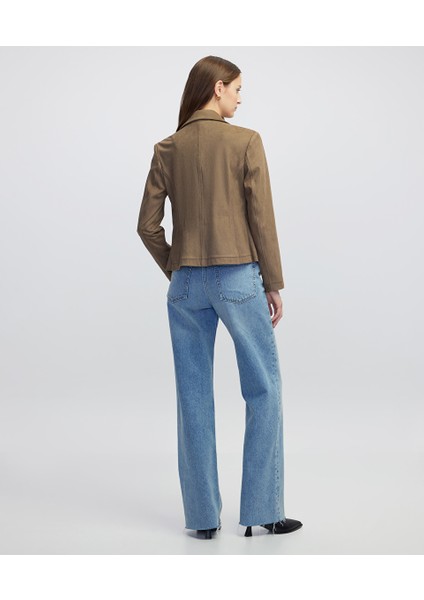 Süet Görünümlü Dökümlü Mont IW6250012193014 fırsatları