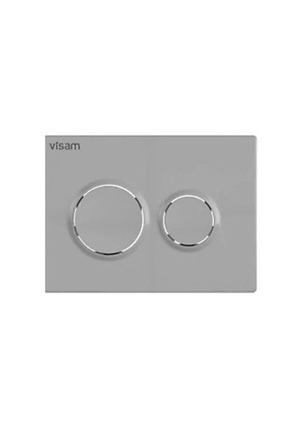 Gömme Rezervuar Kumanda Paneli Mat Krom-Olimpos