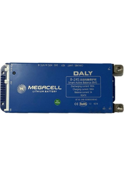 Bms Aktif Balans Bluetooth 8-24S 100 Ah LIFEP04 Kontrol Devresi