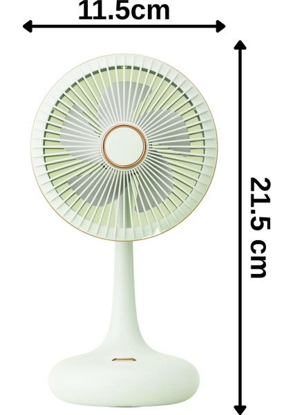 Taşınabilir USB Şarjlı 3 Kademeli Masaüstü Dönebilen Fan Vantilatör Soğutucu YS2531 fiyatları