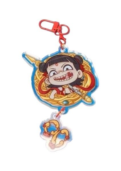 Nezha Karikatür Anahtarlık (Yurt Dışından)