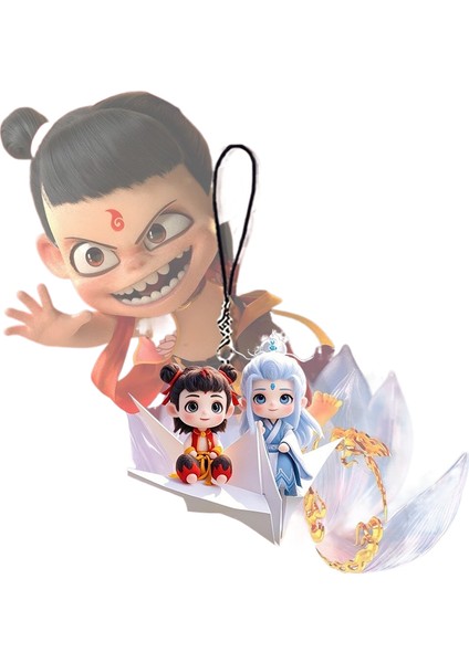 Nezha Karikatür Anahtarlık (Yurt Dışından)