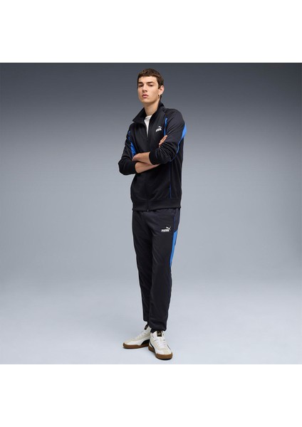 Sport Poly Track Erkek Lacivert Dik Yaka Ceket modelleri