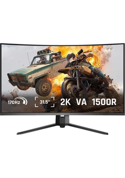 31.5" G3221SC 170Hz 1ms Va Qhd Curved Gaming Monitör