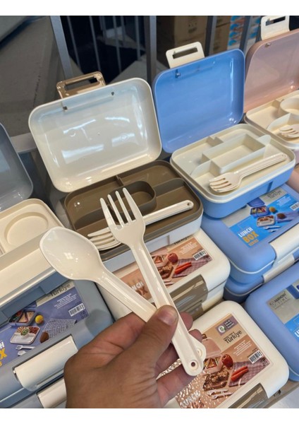 2 Katlı Bölmeli Yemek Kabı – Sağlıklı Öğünler Her Yerde Seninle! fiyatları