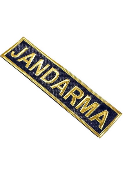 ''jandarma'' Gögüs Yazısı Asayiş 3d, 2025 Yeni Tip, Cırtlı, Standart Ölçü,