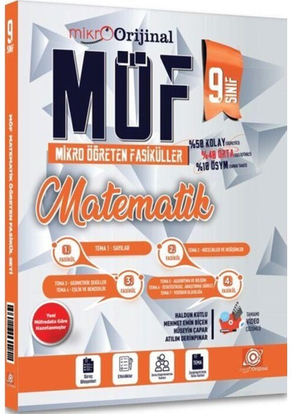 Mikro Orjinal 9. Sınıf Matematik (Möf) Mikro Öğreten Fasiküller fırsatları