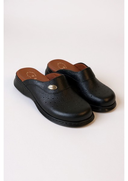 Hipokrat HP650 Hakiki Deri Ortopedik Sabo Terlik Doktor Hastane Aşçı Iş Terliği fiyatları