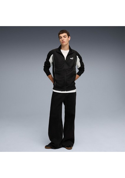 Sport Poly Track Erkek Siyah Dik Yaka Ceket modelleri