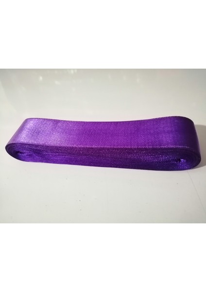 Saten Kurdele %100 Polyester 30MM-10MT Mor