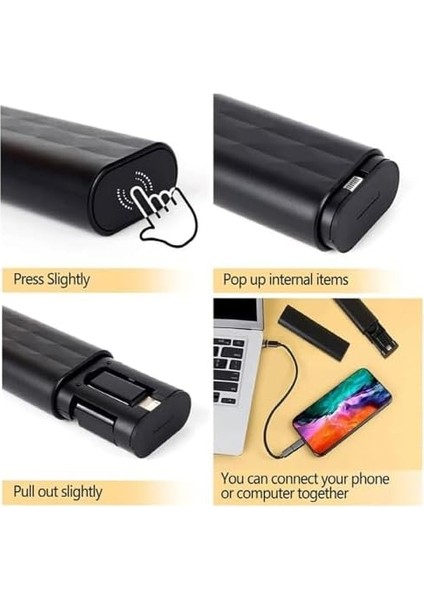 Aksesaurcı 7 In 1 Çok Işlevli USB C Adaptör Seti Type-C, Usb, Micro Light-Ning Port, Seyahat Için USB Kablosu Sim Kart, Hafıza Kartı Saklama Kutusu, Kameralar ve Daha Fazlası Için fiyatları