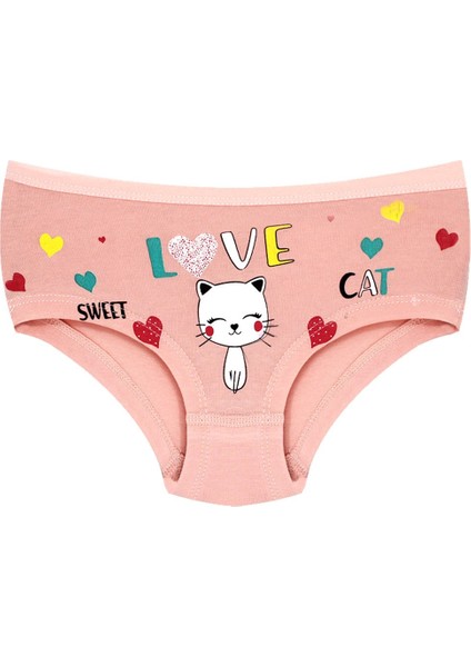 Kız Çocuk Külot 3'lü Baskılı (%96 Pamuk - %4 Elastan) fırsatları