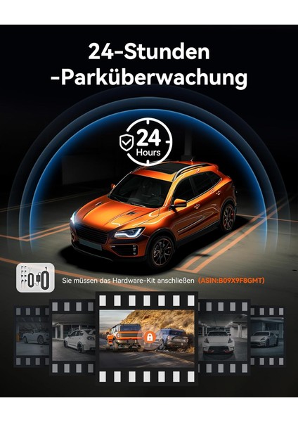 G850 12" 4K Ayna Dash Cam, Ön & Arka Kamera, 5,8 Ghz Wifi, Sesli Kontrol fiyatları