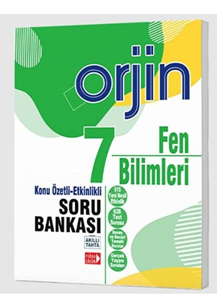 7.sınıf Orjin Lgs 3’lü Set | Matematik + Sosyal Bilgiler + Fen Bilimleri | Hediye Black Defter modelleri