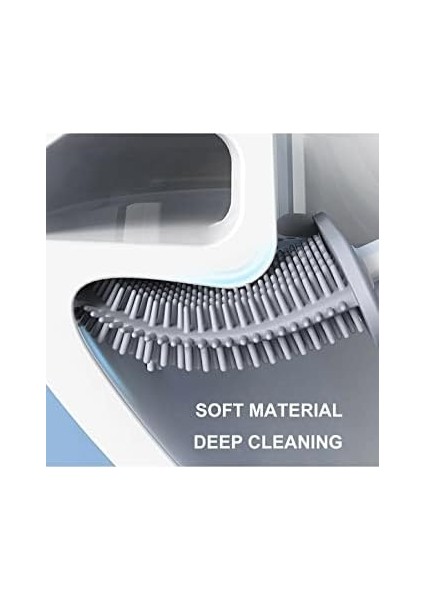 Silikon Banyo Tuvalet Klozet Temizleme Fırçası ve Tutucu modelleri