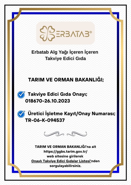 Alg Yağı Omega-3 Damla 30 ml Bitkisel DHA EPA İçerikli Vegan Türkiye Üretimi Yetişkin ve Çocuk