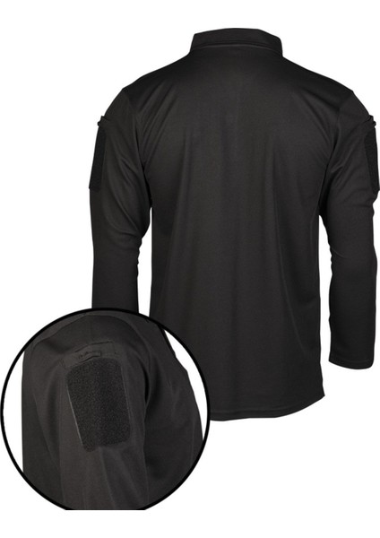 Mıl-Tec Uzun Kollu Polo Quıck Dry T-Shırt -Siyah fiyatları