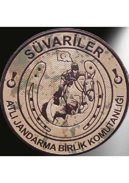 Jandarma Süvariler Kamuflaj 3D ARMASI,2025 Yeni Tip Cırtlı,standart Ölçü, Plastik