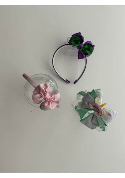 3’lü Fiyonklu Kız Çocuk Taç Seti – Renkli, Şık ve Rahat Saç Aksesuarı fiyatları
