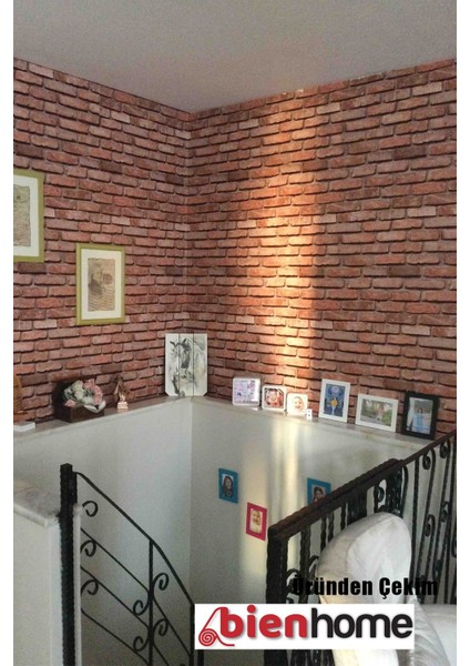 Bien Exclusive 9010 Tuğla Desenli Duvar Kağıdı 5,33 M²