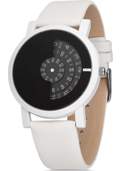 Unisex Beyaz Deri Kordonlu Analog Kol Saati APL98B1285M27 fırsatları
