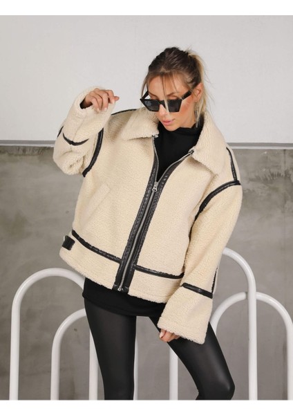 Kürklü Mont Lamineli Mont, Biyeli Oversize Mont, Kuzu Mont, Tedy Mont