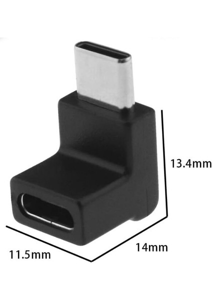 Type-C Dişi Erkek Dönüştürücü Soket - 90 Derece fiyatları