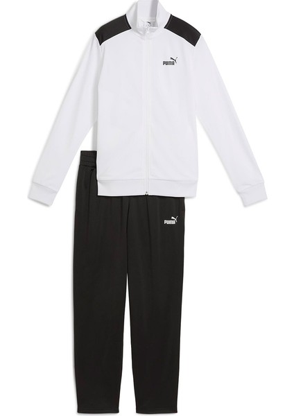 Poly Kadın Beyaz Dik Yaka Eşofman Takımı