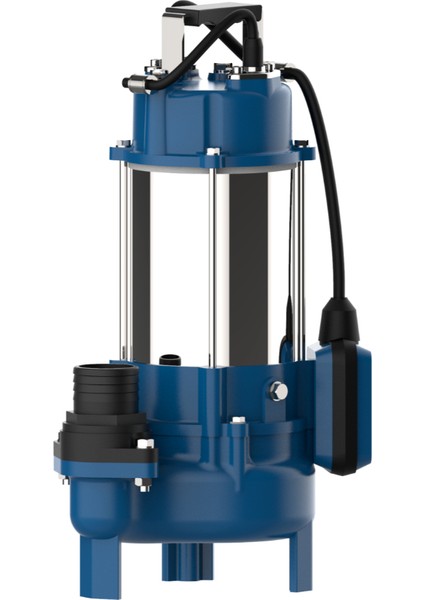 EFP-075D Atık Su ve Foseptik Için Döküm Gövdeli Flatörlü Dalgıç Pompa