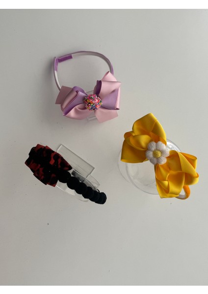 Minik Prensesler Için 3’lü Taç Seti – Renkli ve Eğlenceli Tasarımlar