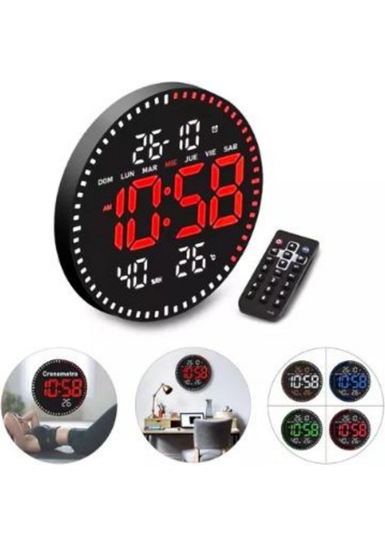 3D LED Dijital Duvar Saati AWC25860-2 fiyatları