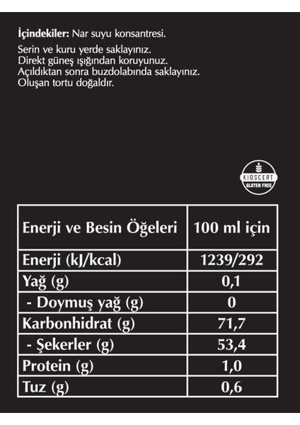 %100 Nar Ekşisi 330 gr Cam x 12 Adet modelleri