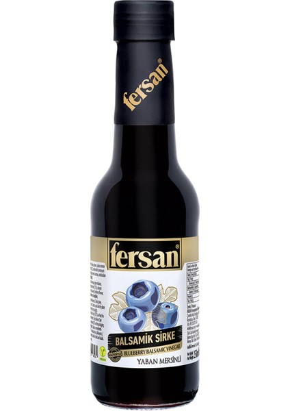 Yaban Mersinli Balsamik Sirke Cam 250 ml x 12 Adet