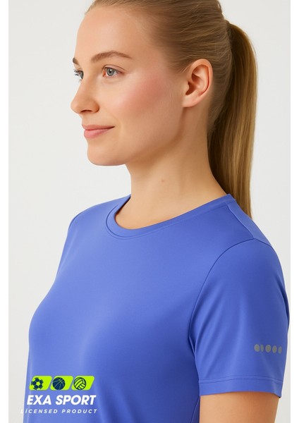 Kadın Sporcu Tişört Nefes Alabilir Hızlı Kuruyan Rahat Kesim Fitness Yoga Koşu Antrenman Üstü fırsatları