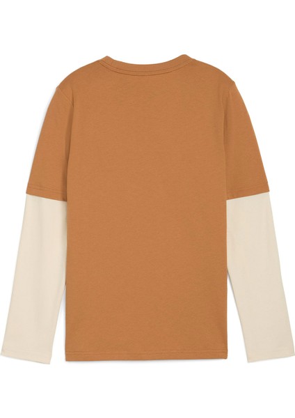 Mid 90S Layered Çocuk Yuvarlak Yaka Tişört fiyatları