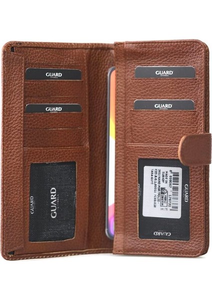 Telefon Girişli Patlı Hakiki Deri El Portföyü- Taba Erkek / Kadın P202 fiyatları