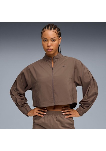 Fashion Kadın Kahverengi Antrenman Ceketi.41