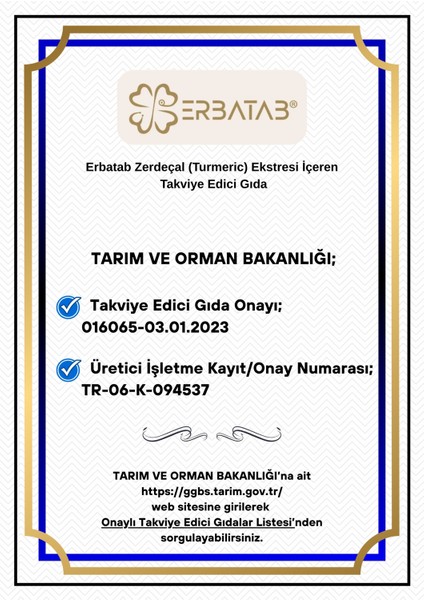 Zerdeçal Curcumin Ekstresi 30 Kapsül Licaps®