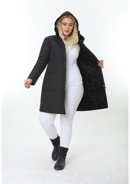 İthal Yumuşak Kürklü Mont, Büyük Beden , Tavşan Tüylü Kaban, Su Itici Mont,kapitone Mont,diz üstü fiyatları