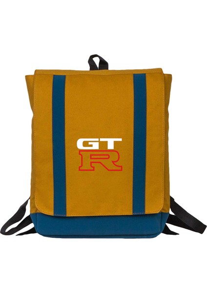 Nissan Gtr Logo Sarı Sırt Çantası